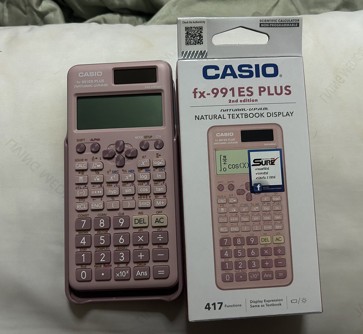 jayandji's tweet photo. ส่งต่อเครื่องคิดเลข FX-991ES Plus
 (2nd edition )สีชมพู 690 รวมส่ง
ใช้สอบไป 2 ครั้ง ของแท้สภาพดีมาก ๆ ค่ะ
พึ่งซื้อมาไม่ถึงเดือน 
สนใจdmมาดูเพิ่มเติมได้นะคะ 🩷☑️💌

 #ขายเครื่องคิดเลข
 #เครื่องคิดเลขวิทยาศาสตร์ 
#เครื่องคิดเลขcasio #ส่งต่อเครื่องเขียน https://t.co/XljSoe3VZa