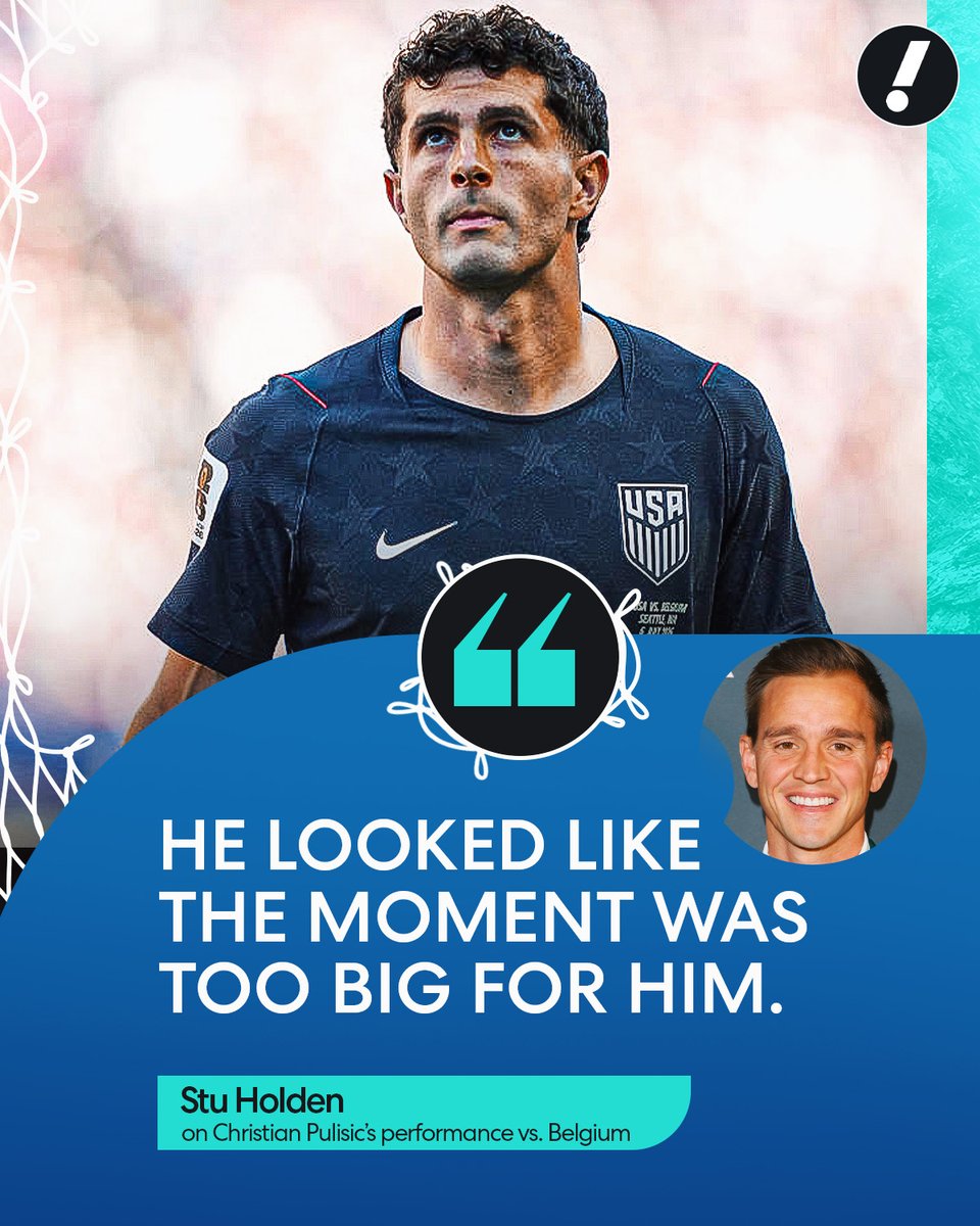 YahooSports's tweet photo. Was the World Cup stage too much for Christian Pulisic? 😨

(via FOX) https://t.co/eWQUntBELw