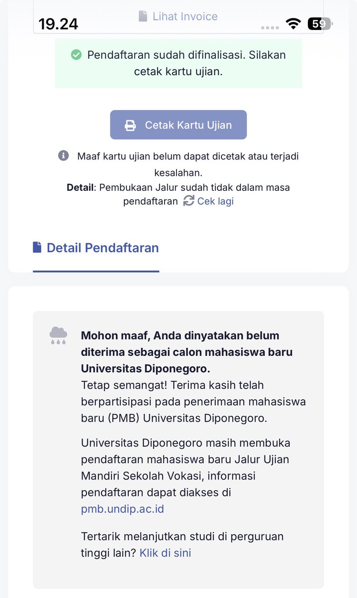 xyeeeeeeeee65's tweet photo. @faingerprint @undip klo gini gmn ya? lolos ya brati? *denial tingkat bos https://t.co/MvFBcEpTI2