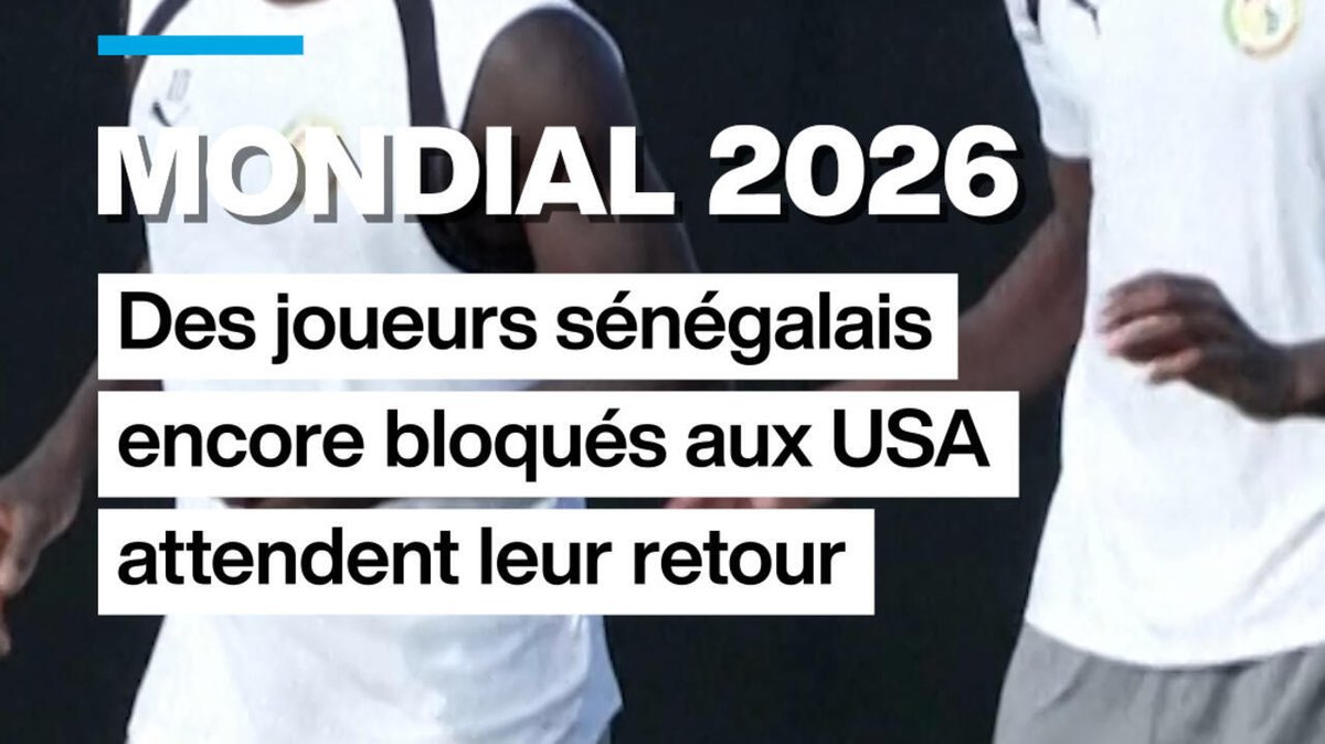 France24Afrique's tweet photo. Mondial 2026 : des joueurs sénégalais encore bloqués aux USA attendent leur retour au pays https://t.co/oeDYYjmKFg https://t.co/LIE15w8rRb