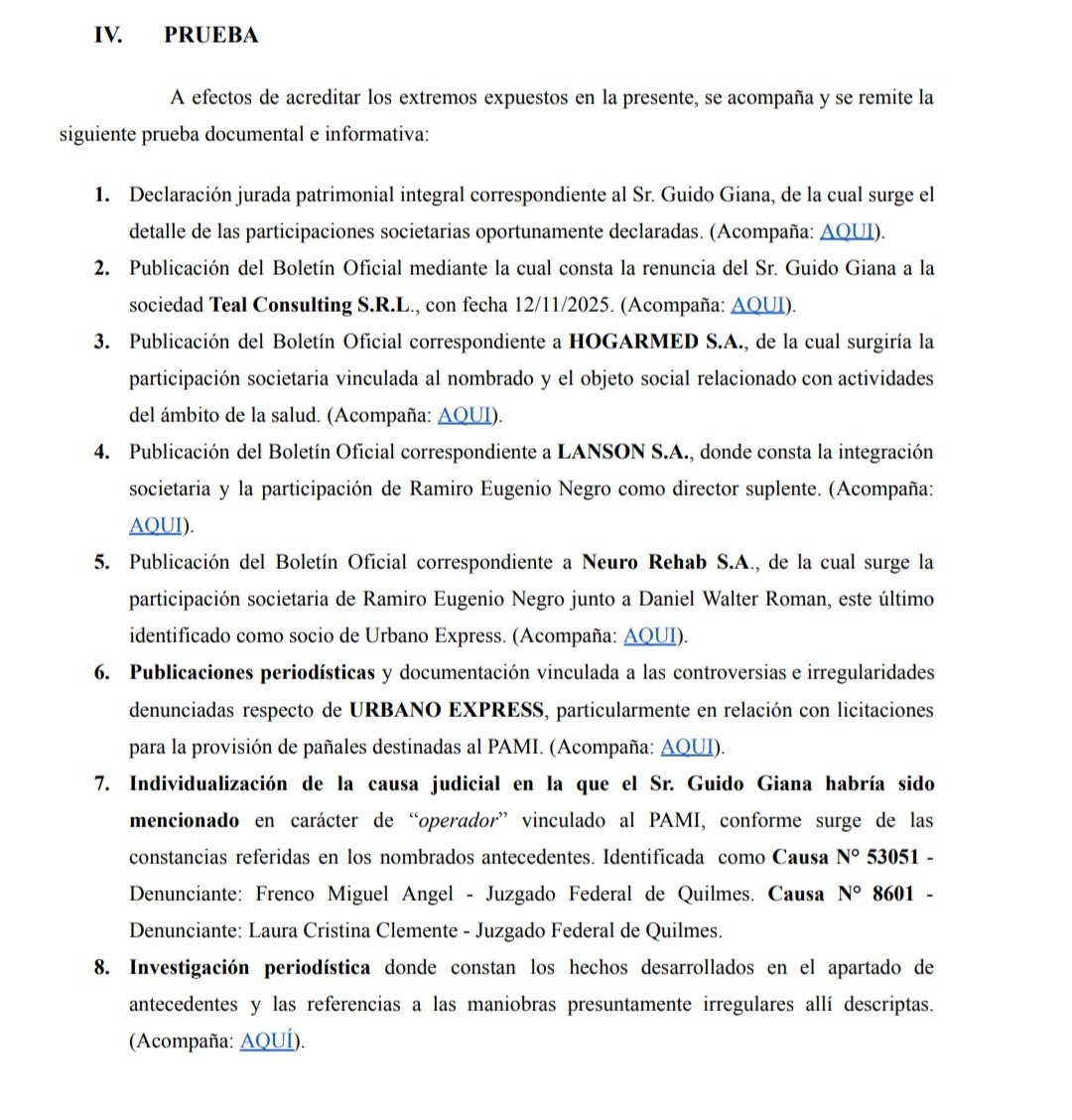 DanielaHacker's tweet photo. Ayer renunció x "problemas personales" 🙃Guido Giana, número 2 del @MinSalud_Ar 

Había sido denunciado x la @FundacionApolo x tener de socio a proveedor del PAMI y x no declarar sociedades.
Eate es un resumen de la denuncia: https://t.co/4ijlrUte82