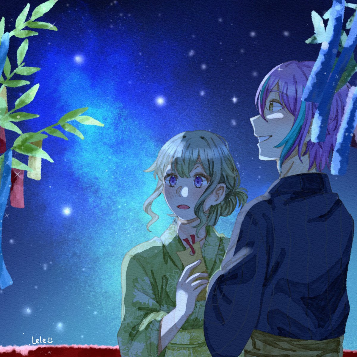 Leiaa_chii's tweet photo. #RuineneWeek2026 day 7: Tanabata 

#類寧々  #類寧々真ん中バースデー2026 #Ruinene https://t.co/7gAXA9bp2j