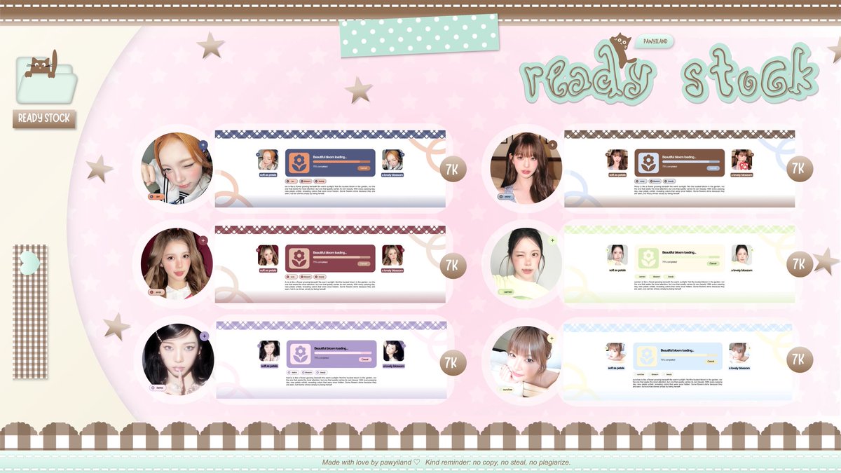 pawyiland's tweet photo. ✿ ˖ ꒰ help rt ꒱ #bealanja

냐옹이 왔당 ! ⡞⠳⣄⣀⣠⠞⢷ yiyi membawa layout ready stock < H2H, aespa, ive, illit, lsrfm > yang bisa kalian jemput sekarang juga, dari https://t.co/R1TmWeZYlm - https://t.co/Zsmv3gjRH9 😼 yuu jajank teman-timun 𑄝੭

cek alt ! @ after dm ya ❤︎ https://t.co/vsMfe9YLhU