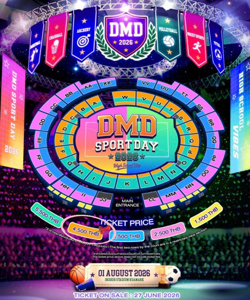 FCSonic1's tweet photo. มีบัตร DMD Sport  1 ใบบัตร 4,500 
รายละเอียดตามใบเสร็จหรือที่นั่งทักสอบถามได้ค่ะ ฝากให้เพื่อน
ไม่มีมัดจำสามารถนัดรับตัวต่อตัวได้เลย 

#กีฬาสีดูมันดิ2026 #DMD #DMDSPORTDAY2026 #ดูมันดิ https://t.co/UUjqwdQDS3