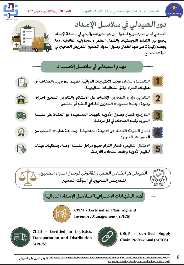 SPSWRPhaclub's tweet photo. وإكمالاً لمسيرتنا في "إضاءات صيدلانية" نرحب بقراءة العدد الثاني والثلاثين، متوفر العدد باللغتين العربية والانجليزية
تجدونه مع جميع الأعداد السابقة في هذا الرابط:

https://t.co/7ulaIS3zee

شكرًا لجميع القائمين في هذا الإبداع الجميل👌🏼

وهذه بعض المقتطفات من العدد 👇🏼: https://t.co/2aKnZQHeu4