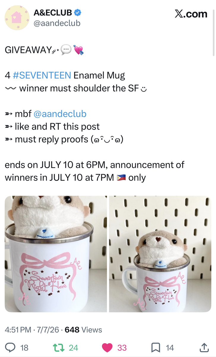 chnl_nini's tweet photo. @aandeclub @Plantar_Kyla 💝✨ https://t.co/SNvlHN37bz