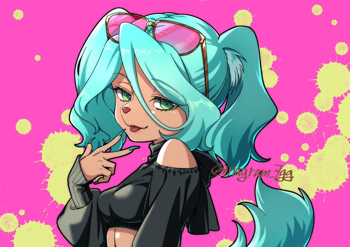 nagram_7gg's tweet photo. ぎゃるなレタス🙂‍↕️
#OC　#ケモっ子 https://t.co/gPRdHIHCO0