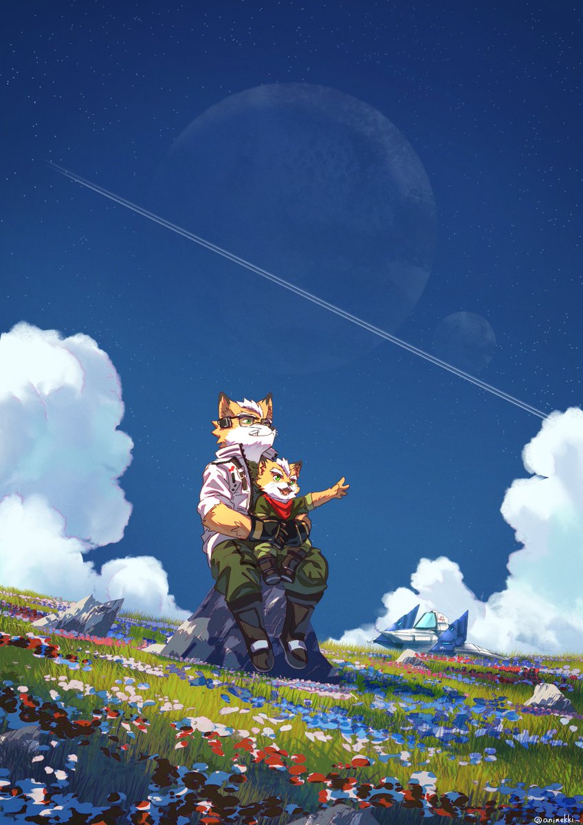 animekki's tweet photo. #StarFox https://t.co/0uOrCs9X6H