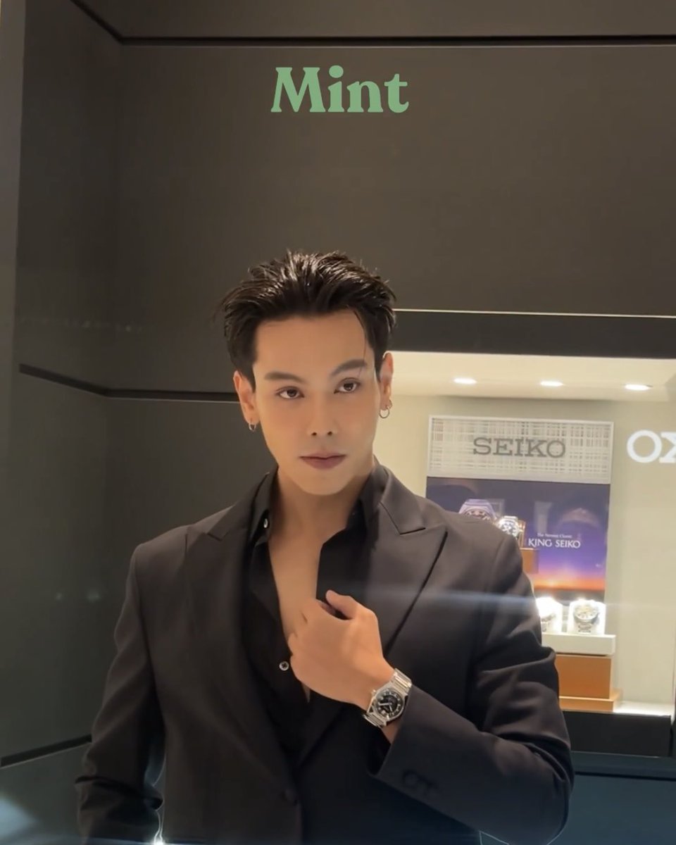 ddoublecinq's tweet photo. พี่ตรี All black เอาตาย 🫠

#SeikoThailand
#treporpat #ตรีภรภัทร https://t.co/f4Fb1l5Afu