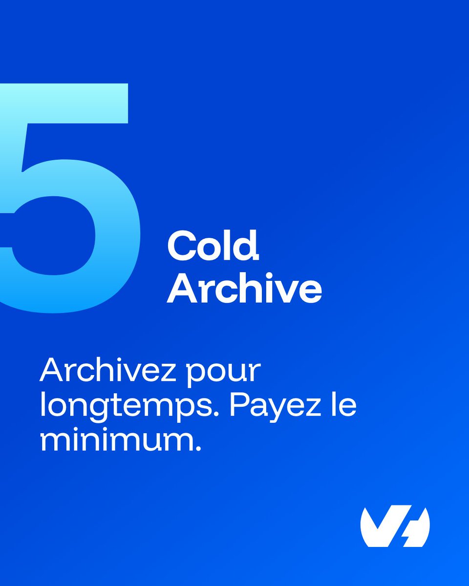 OVHcloud_FR's tweet photo. On parle souvent d'optimisation cloud, mais un levier simple est souvent oublié : le stockage. 

Avant de compresser ou supprimer des données, posez-vous une question : sont-elles dans la bonne classe de stockage ? 
Adapter le stockage aux usages, c'est déjà optimiser.