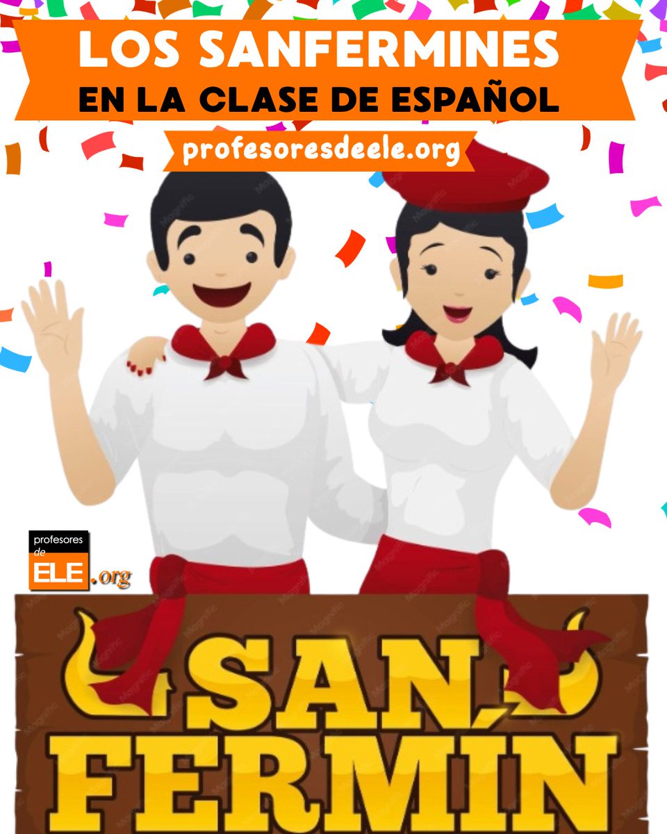 ProfesoresdeELE's tweet photo. 🎉 ¡Comienzan los #Sanfermines!
Tenemos una actividad para niveles B1–B2 con la que trabajar la comprensión lectora, la expresión oral y conocer el origen de esta celebración😍
https://t.co/DE5GV5eePX
#clasedeespañol https://t.co/2nBfMrttbQ