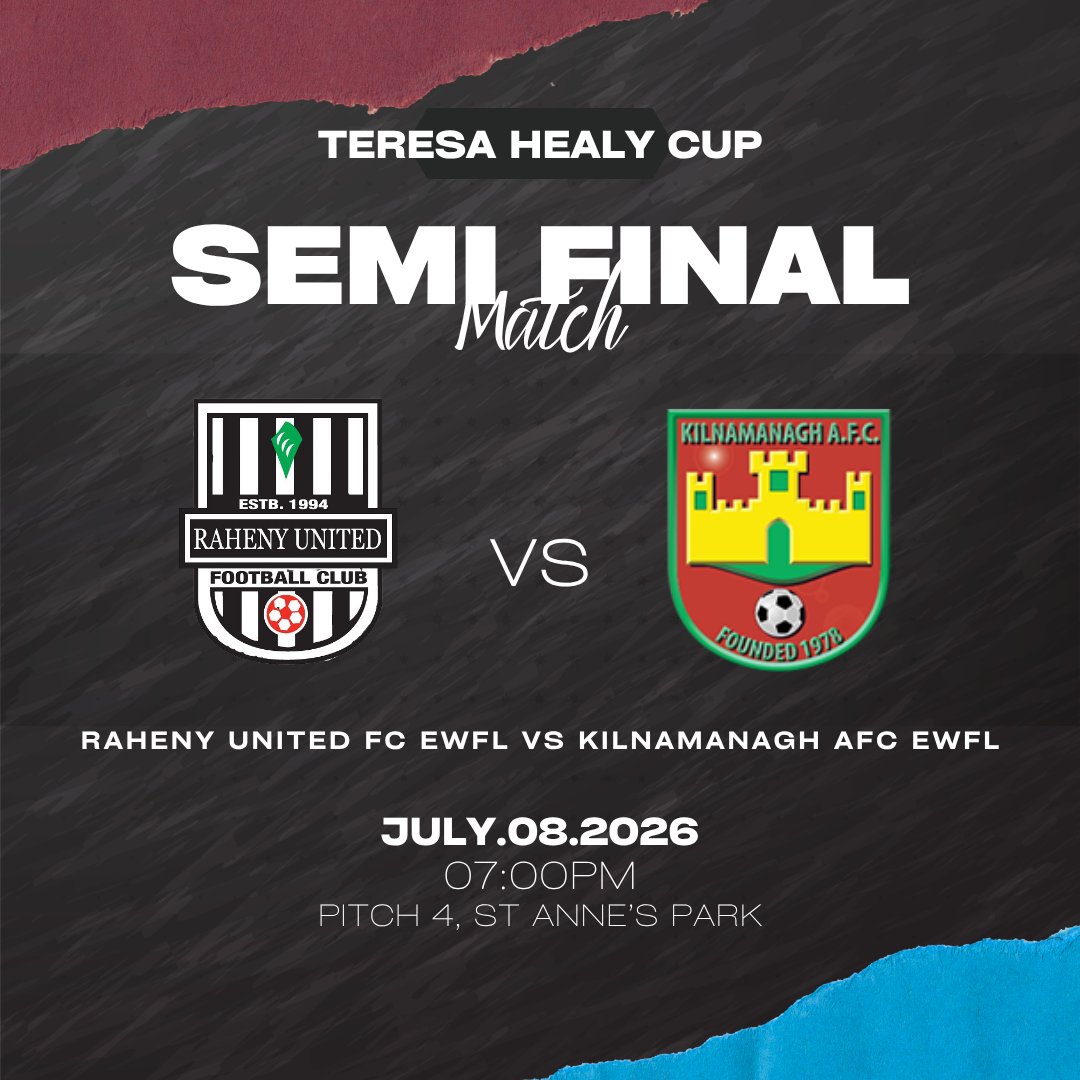 rahenyunited's tweet photo. 🚨 BIG GAME TONIGHT 🚨
Semi Final time - Teresa Healy Cup! Our Senior Women battle for a place in the final ⚫⚪
📅 TONIGHT (Wed 8th)
🕖 7pm KO
📍 Pitch 4
Come out and cheer them on! 📣
Thanks to sponsors Costello Student Accommodation &amp; Baby Gra 🙏
#RahenyUnited #CmonTheParish https://t.co/uQKjjEStsx