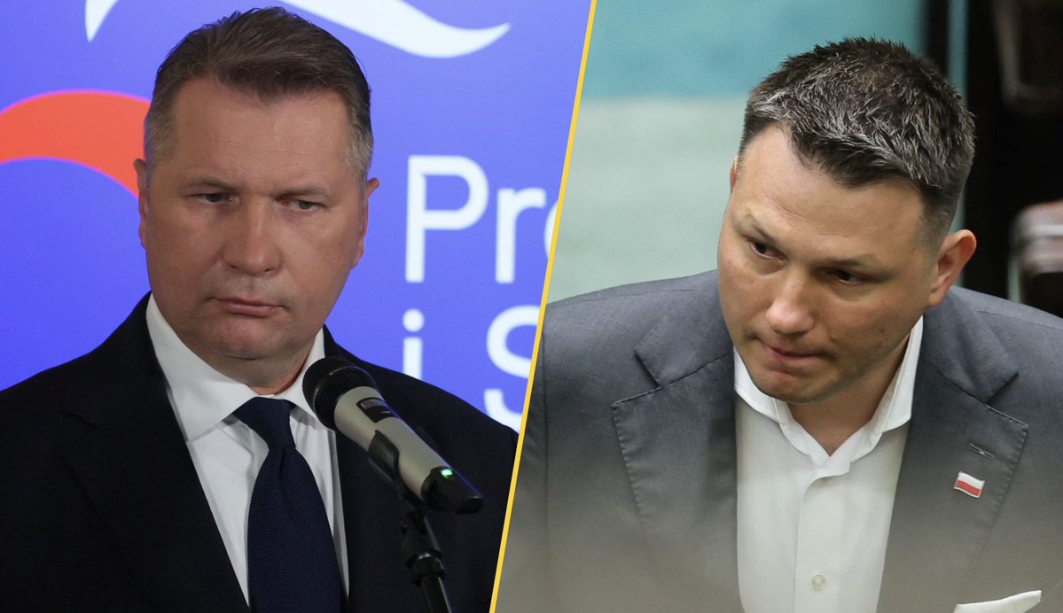 PremierCzarnek's tweet photo. Przemysław Czarnek ostro odpowiedział Sławomirowi Mentzenowi, zarzucając mu „kiepski symetryzm” i podkreślając, że donacje sprzętu z czasów rządów PiS były jawne i zastępowane nowocześniejszym uzbrojeniem. Krytykuje obecny rząd za utajnianie przekazań Patriotów https://t.co/ClywZb3dKC