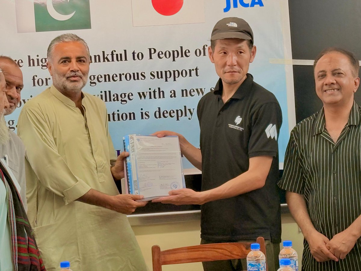 SELDGOS's tweet photo. The newly constructed building of GGELSS Radho Jokhio Goth, Gadap Town, District Malir, has been officially handed over by JICA to the School Education & Literacy Department, Government of Sindh, marking another milestone in strengthening quality education infrastructure.
#SELD #GovernmentOfSindh
#SindhEducation #SindhSchools
@MinisterEduGos @sardarshah1
@BBhuttoZardari @SindhCMHouse
