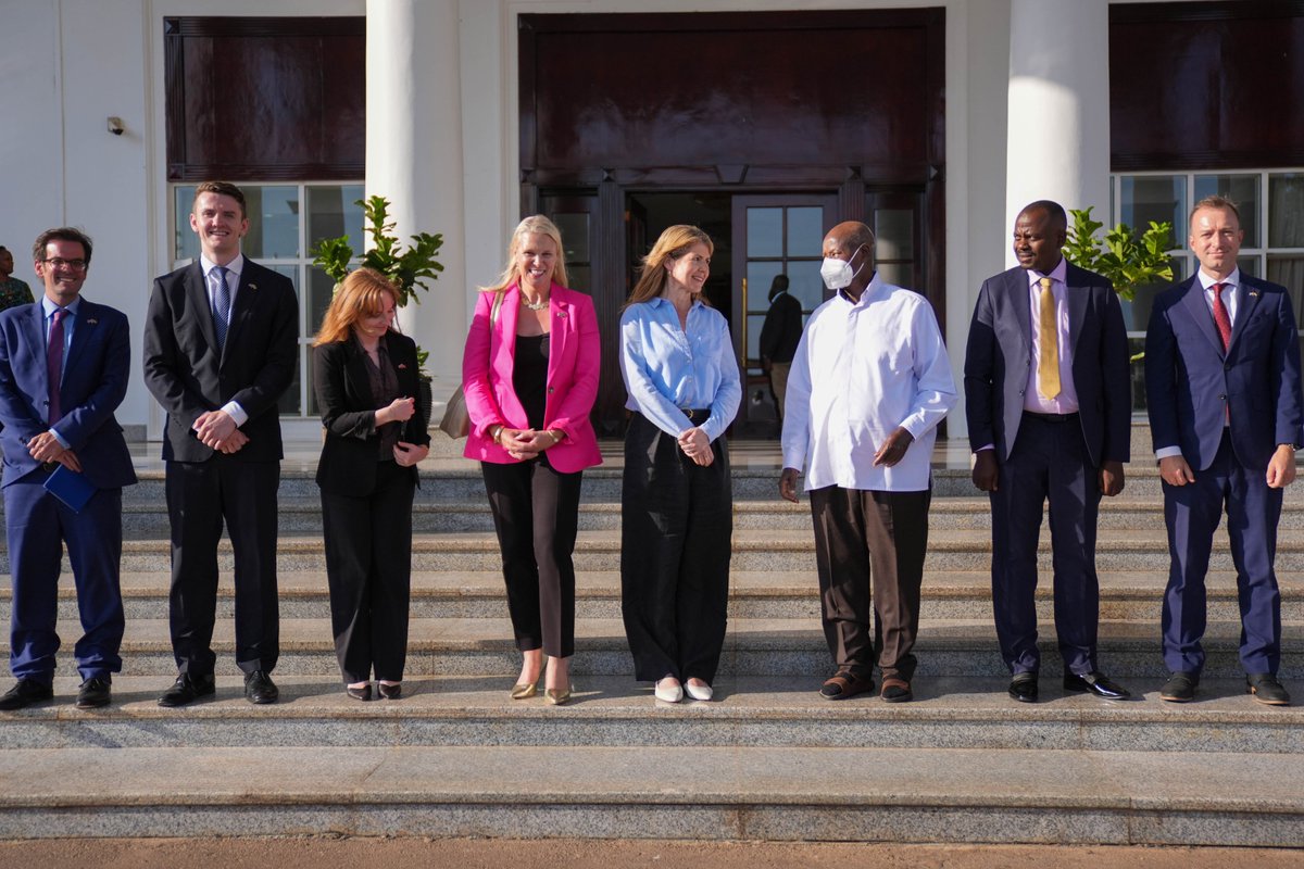 ampumuza_isaac's tweet photo. On Thursday, July 2, 2026, President @KagutaMuseveni called for increased UK and European investment to drive industrialisation, value addition, and job creation during talks with Baroness Chapman. @UKinUganda @LisaJChesney #InvestInUganda #ValueAddition #UgandaUKRelations https://t.co/hgrbMBvNe8