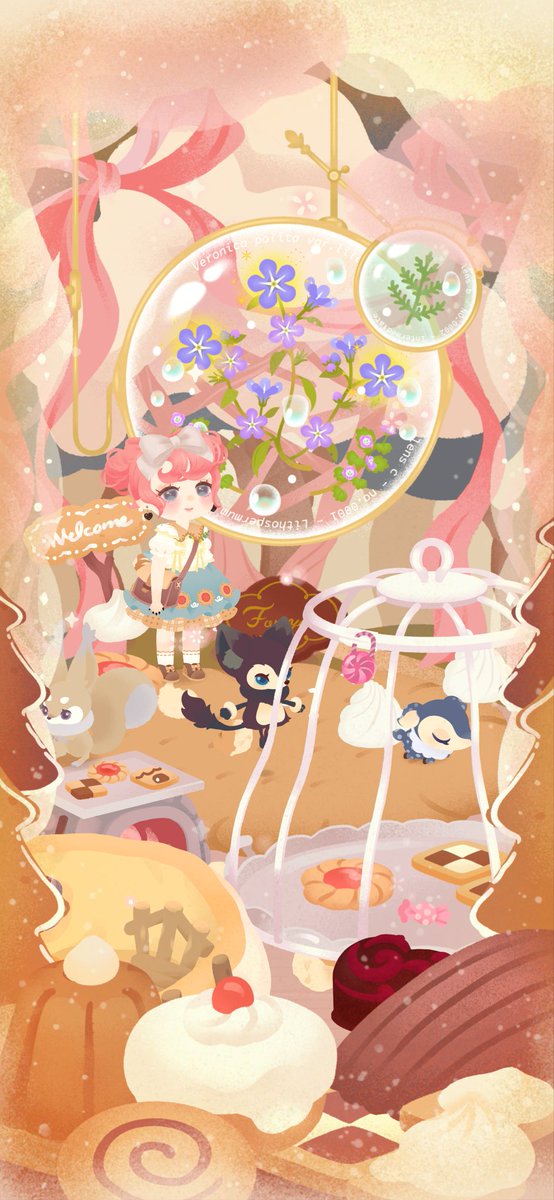 erar78's tweet photo. このレイアウト気に入っててずーっとこれ🍪🎀

#livlyisland  
#ﾘｳﾞﾘｰﾚｲｱｳﾄ https://t.co/5K31jNKtre