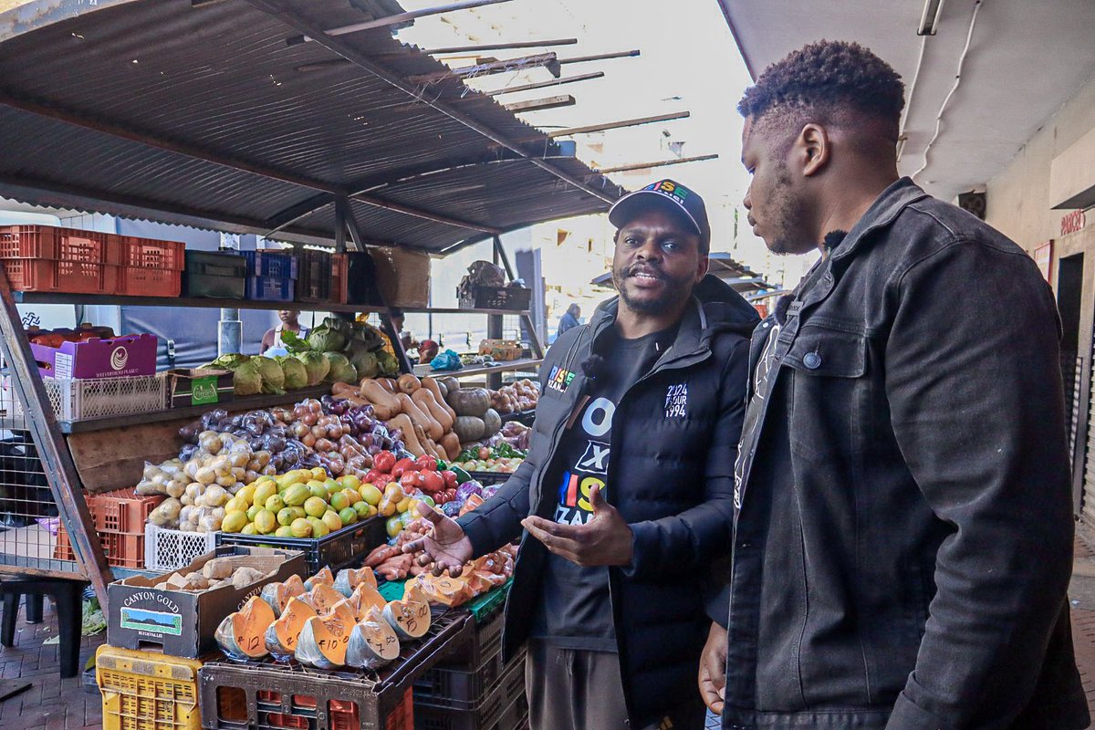 Rise_Mzansi's tweet photo. Behind every stall is someone trying to make an honest living, often with little support and too many obstacles.

We are taking this conversation further.

Join our weekly Online Town Hall tomorrow at 18h30 as we discuss our 4th pillar, supporting the informal economy and entrepreneurs, and building a city where trading is not a crime.

RSVP now: https://t.co/etsYgpTPhb

#Lukhona4JoburgMayor #2026LGE #VoteAmaselaOut #SafeAndCleanJoburg