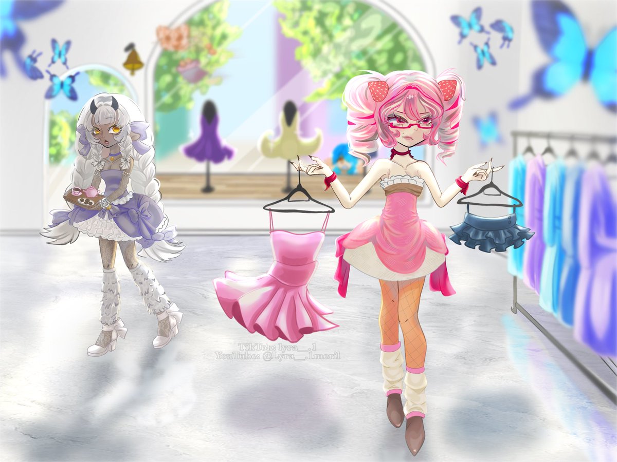 lyra___1's tweet photo. Art with my characters #OC #digitalart #art https://t.co/njwTwLm0Q9