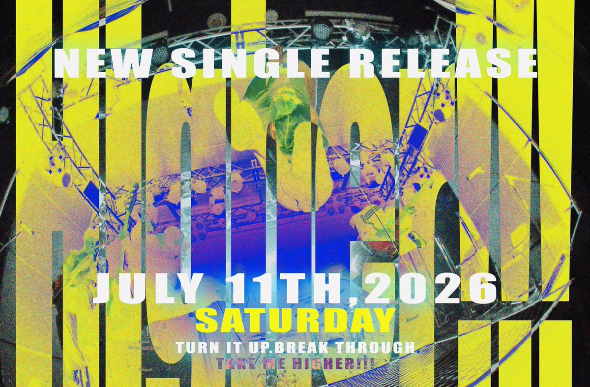heartfield_jpn's tweet photo. ❤️‍🔥NEW SINGLE RELEASE❤️‍🔥

Heartfield
5th single「Higher!!!」
2026.7.11 Release

1.Higher!!!

2.Morning Come

7/11(SAT) 0:00にリリース決定！！

Songs by Heartfield
Lyrics by @Tota_heartfield 
Mixed by @prodwhvt 
Phot by @Shunnosuke1217 
Edit by @G3TREE_break https://t.co/2AS7tDobND