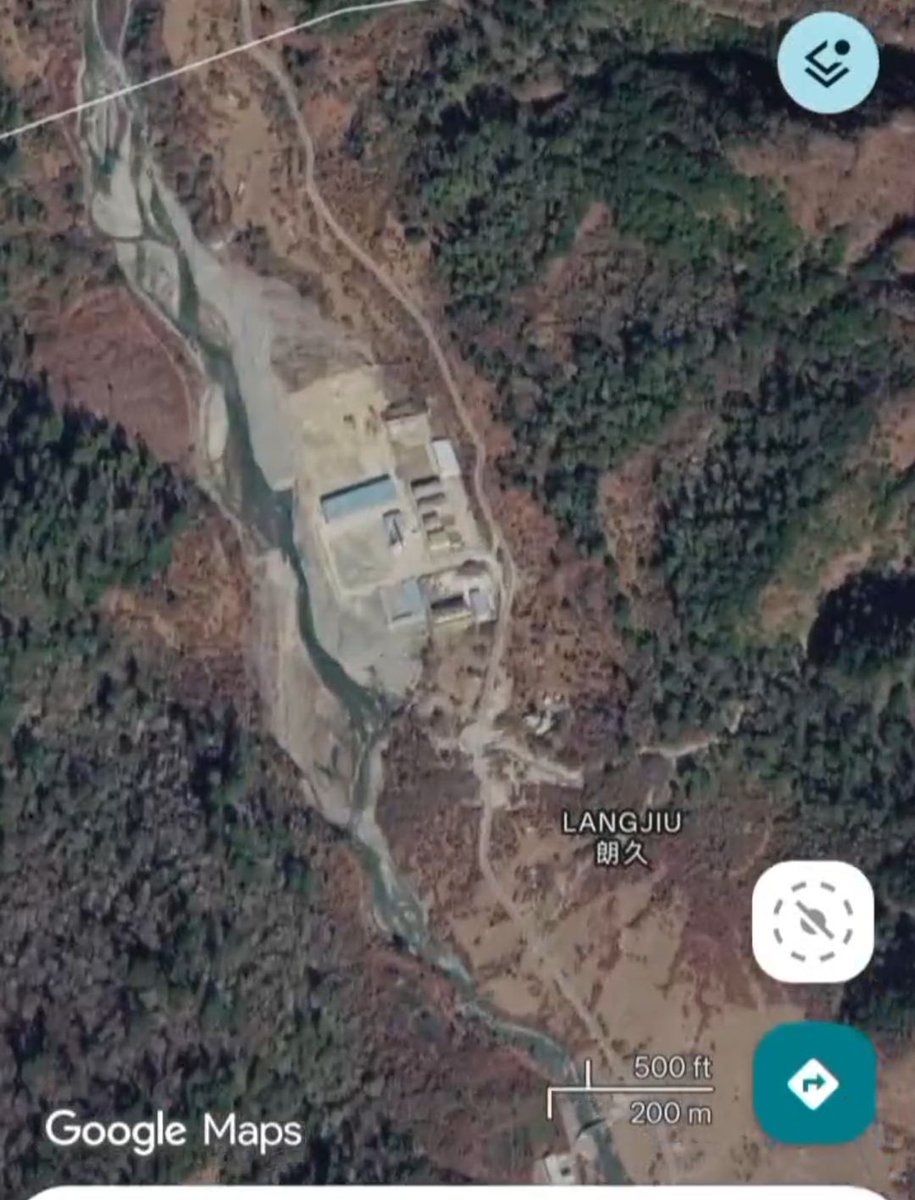 Bikash63's tweet photo. China in Arunachal > Langjiu 朗久 (Lhunze;It's from town JINGUTANG 金谷塘 located north of MC Line &amp; far south inside India).
MIPA 米帕.  Jiabawo 甲巴窝
The screen recorder Google Earth map has chinese camps townships as highlighted enlarged . God save Arunachal &amp; North Assam 🙏 https://t.co/4TTwgInEFx