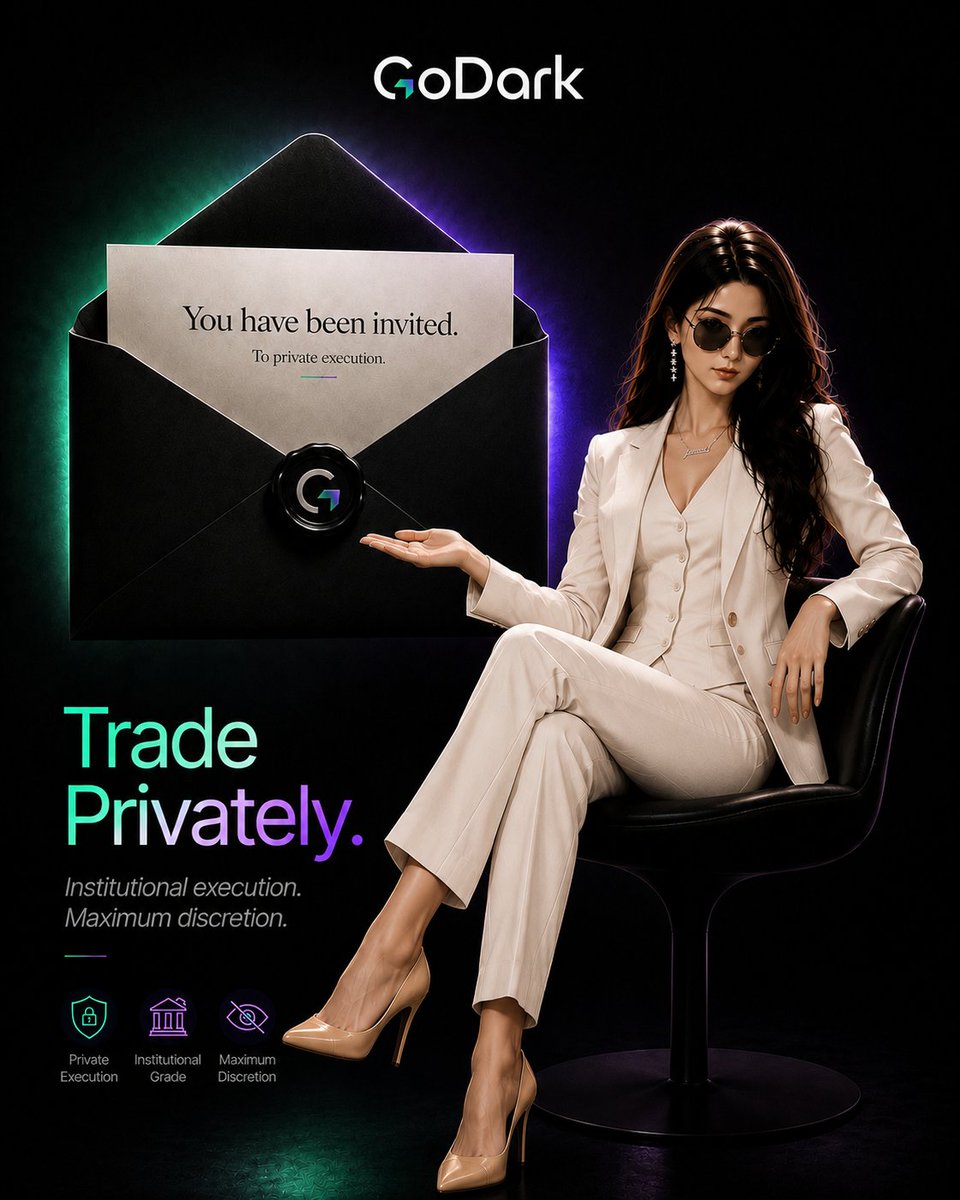 putrishreya's tweet photo. 💌 You've been invited.

Some opportunities are reserved for those who value privacy, trust, and exclusive execution.

Your invitation is here:
🔗 https://t.co/ZOM3ffGUlG

Accept the invitation and discover a different way to trade.

Trade Privately.

#GoDark #InviteOnly #TradePrivately #Web3 #Crypto #Blockchain #solana