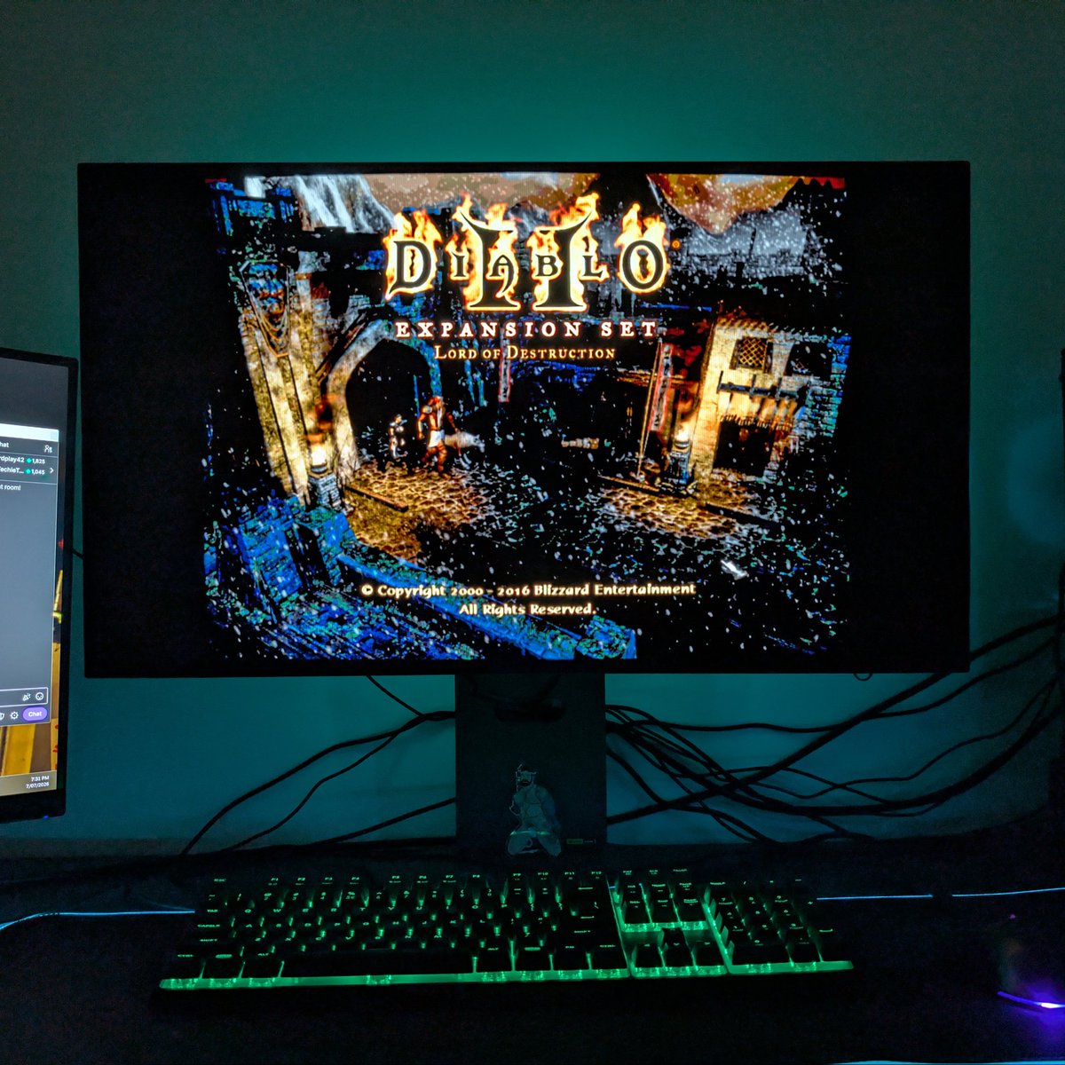 Huggs_M's tweet photo. I bought and installed the Lord of Destruction expansion for Diablo II.

Streaming it now over at: https://t.co/hBnksfgMuL https://t.co/2DadMOp3Qg