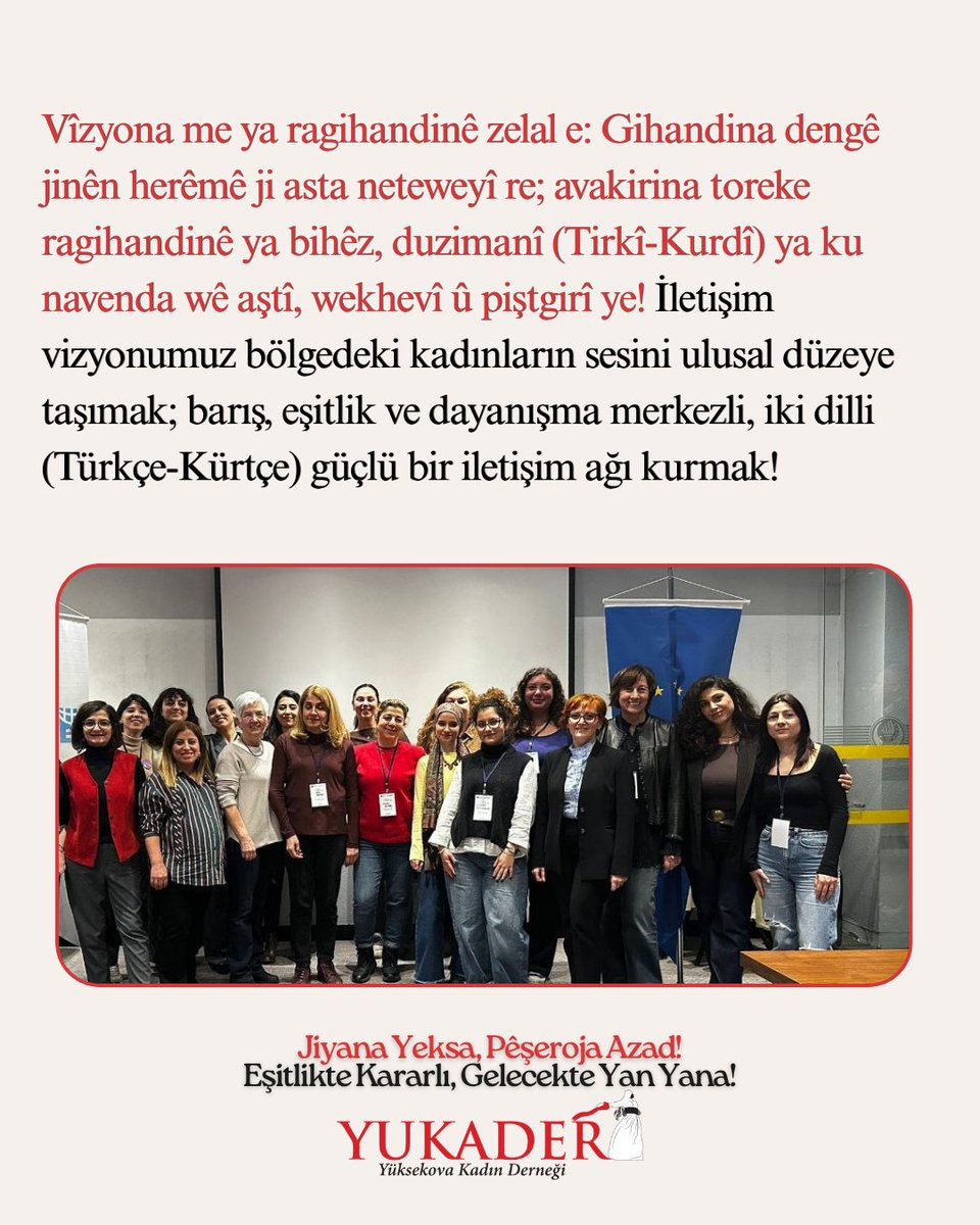 YUKADER_'s tweet photo. 📢 YUKADER 2026–2029 Savunuculuk Stratejik Planımız Yayında!

Eşit, şiddetsiz ve adil bir gelecek için yol haritamızı paylaşıyoruz. Güçlü kadınlar, güçlü yerel iş birlikleri ve güçlü bir toplum için çalışmaya devam ediyoruz.

📍Detaylı bilgi: https://t.co/HXc2gMjL63

#YUKADER #Savunuculuk #KadınHakları #ToplumsalCinsiyetEşitliği #ŞiddetsizBirGelecek

@unwomenturkiye