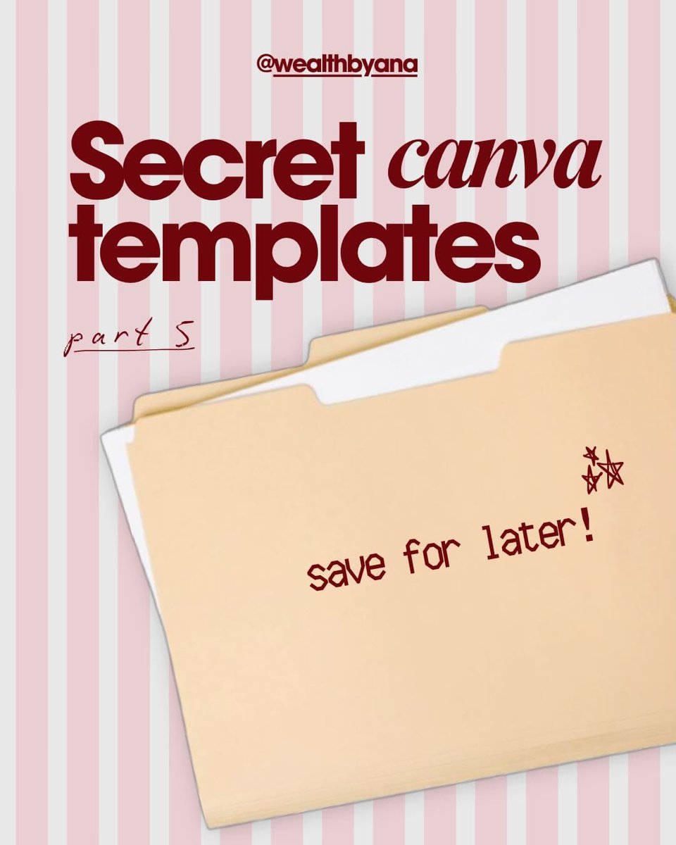 canvadrops's tweet photo. Drop #015✨

Secret canva templates ✨
Save &amp; share with your fellow Canva lovers. 💛

#canva #canvadrop #canvaelements #elementcanva #elementdrop #canvatips #graphicdesign #designresources #canvastudio #canvastudio #zonauang #moots https://t.co/hsjFfZrcZu