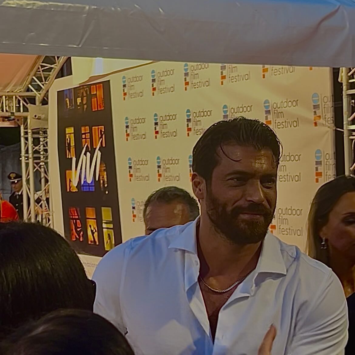 sontyk's tweet photo. #CanYaman   ❤️
#EdWestwick 😂
#Sandokan
Outdoor Film Festival, 02/07/2026
IG giuliette2207 https://t.co/YKPd0LyKTp