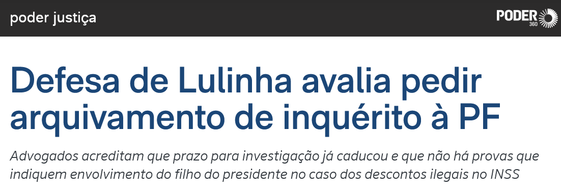 silvionavarro's tweet photo. Lulinha está ganhando tempo. Sabe que a tática deu certo quando seu nome apareceu em escândalos anteriores. https://t.co/k5eYrqw6gl