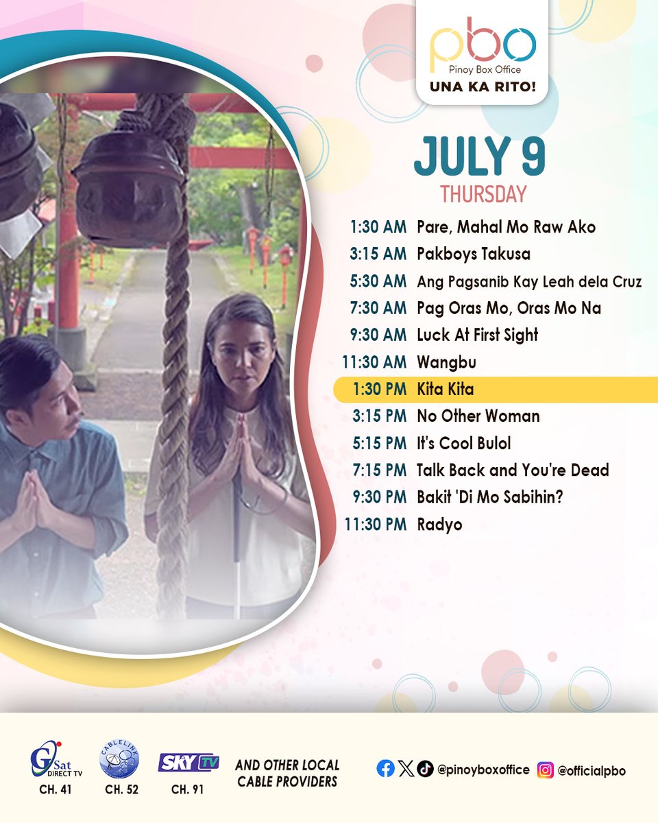 PinoyBoxOffice's tweet photo. Hindi man makita ng mga mata, ramdam naman ang love at halaga niya.

Nood na ng 𝗞𝗶𝘁𝗮 𝗞𝗶𝘁𝗮 bukas nang 1:30 PM sa PBO.

Bisitahin ang aming website: https://t.co/hvXbVU0Vr1 #PBOSchedule #PinoyBoxOffice #UnaKaRito https://t.co/tKHfjTctlb