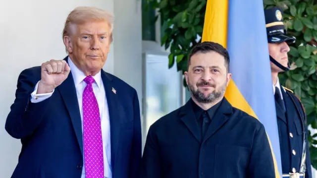 Maks_NAFO_FELLA's tweet photo. 🇺🇸🇺🇦❗️Trump has improved his attitude toward Ukraine and Zelenskyy due to Kyiv's success in producing and using drones, but is not prepared to increase support for Kyiv or exert significant pressure on Moscow, — Bloomberg https://t.co/xBYsdQuhMF