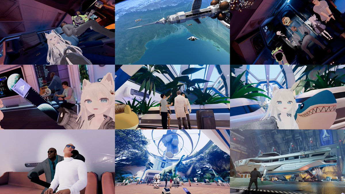 Usemame_VRC's tweet photo. （3/3）SAVA.6447 Project Lost Worlds 20260701
①到達、一番楽しの時⋯クラッシュ。(多分SJK全表示の後再起動は忘れたのせいかな)
②途中参加は無理ので。少しソロした、あんまり楽しくないかも半分までです
③④その他。そこは最後の事は隔日の情報だった。ちなみに、チケット本当は形式物だった https://t.co/VWKn3mLM32