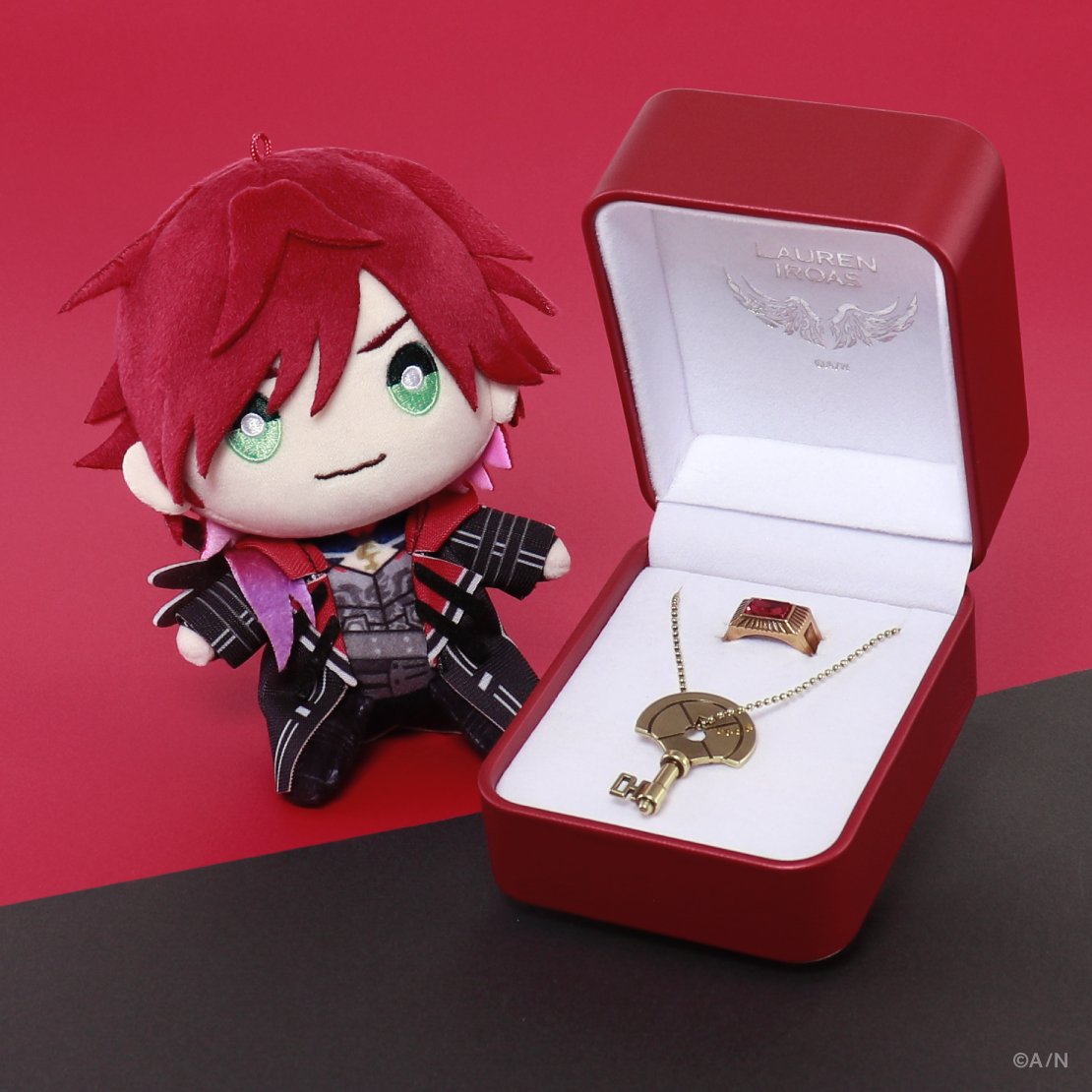 nijisanji_app's tweet photo. 【Lauren Iroas Celebration Goods紹介②】

「リング＆ネックレスセット」
#ローレン・イロアス が着用するリングとネックレスを再現！
専用ケースに入った豪華仕様のアクセサリーセットです✨

▼販売ページはこちら
https://t.co/8NxpDs5Yqz

#にじストア https://t.co/reEX4NBuii