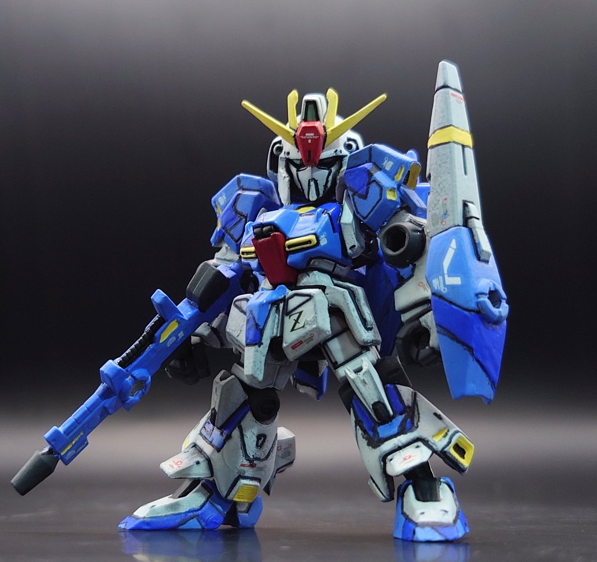 Zガンダム完成。今回はリミテッドカラーで塗装。 #モビルスーツ