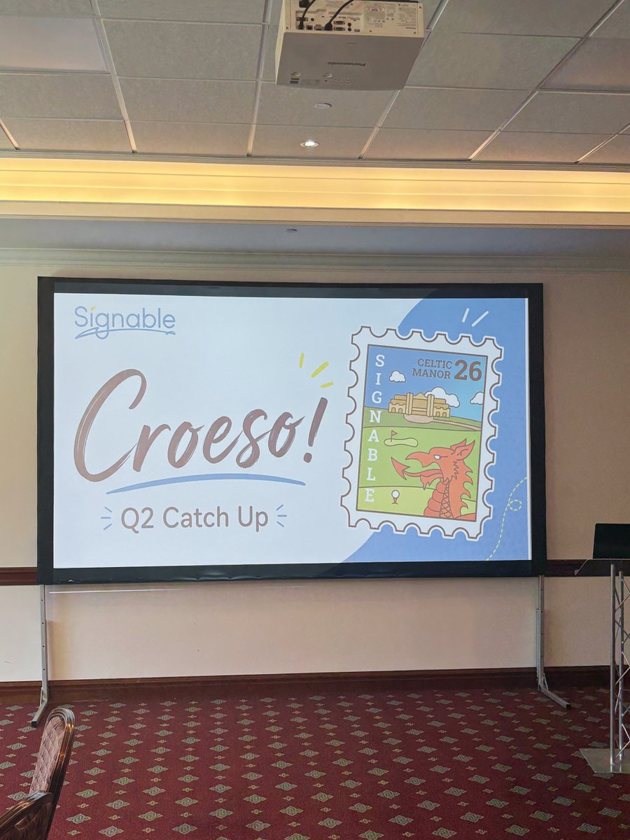 signablehq's tweet photo. Our 2026 Away Day at Celtic Manor gave us the chance to get out in nature, catch up as a team, and have a lot of fun. 💙
 
A big thank you to Celtic Manor for looking after us and making it such a great day.
 
Here's to Away Day 2027! https://t.co/4gNn1m3fzk