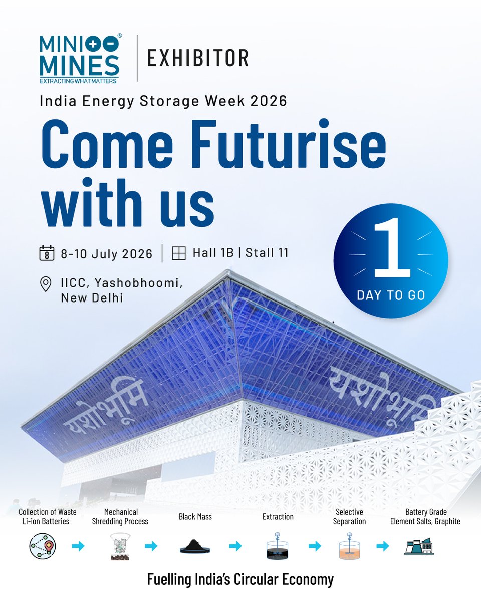 MiniMines Li-ion Battery Recycling tweet media