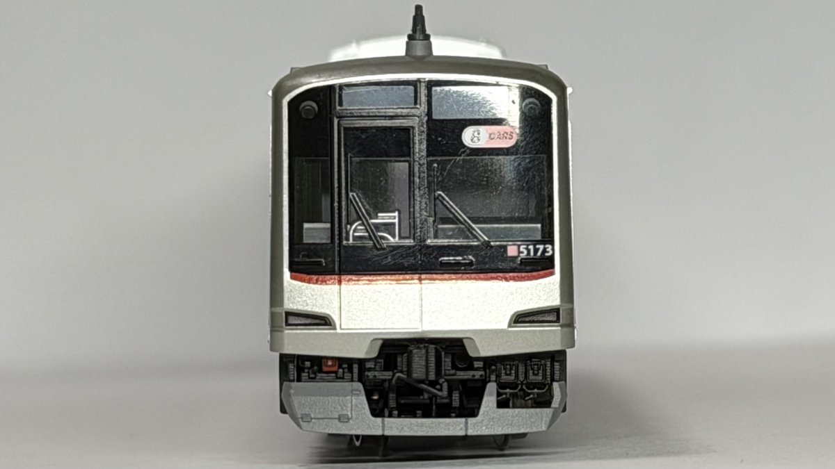 T_M_factory's tweet photo. 【新製品】5050系用先頭車床下機器&amp;スカートパーツセット

スカート形状や次車の違い、相鉄対応工事等による形態差を的確に再現しました。
1編成分の先頭車床下、スカートパーツ、排障器が付属します。

K社製対応
1編成分入　2,000円
BOOTHにて販売開始いたしました！
https://t.co/FlfIhuKPC4 https://t.co/Ic1tl9EddQ