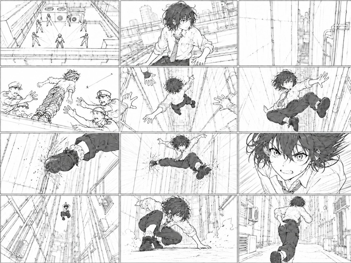 tanaka_ai_video's tweet photo. ■ワークフロー
https://t.co/6JmVffqq4b

キャラクターシートと白黒の絵コンテをもとに作成しました https://t.co/TmjUY6ekWm