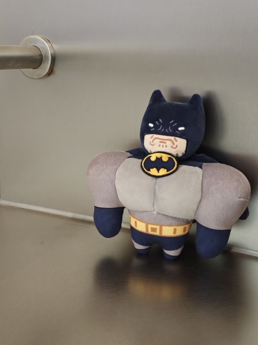 Wangren48's tweet photo. Meet the big Bat! 🦇💙 
My Batman-inspired 15cm cotton doll is finally here!  He's soft, fluffy, and ready to become your new adventure buddy. ✨  
🛒 Pre-orders are now open! 
📅 [7.7] – [7.25] 
🔗 [https://t.co/k3zQXbjBMv]

#Batman #DCComics #CottonDoll #Plushie #BruceWayne https://t.co/mdGMni5nAI