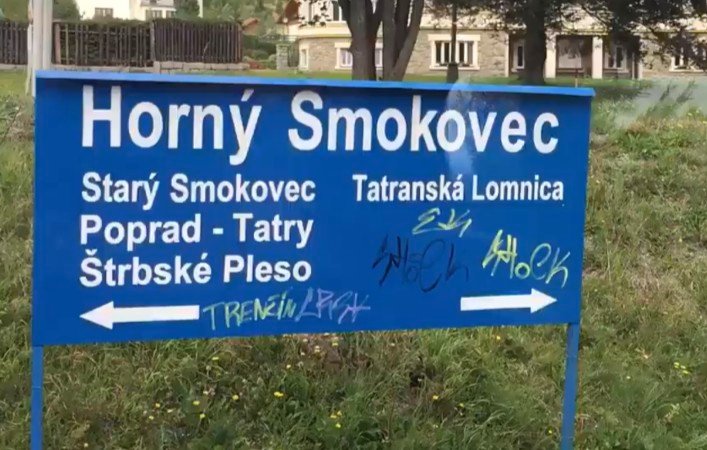 E_D_T_A's tweet photo. Horny Smokovec, переводиться щось на кшталт як Верхній Смоковець, а не те що ви подумали.) https://t.co/Yb6ZVYGCrP