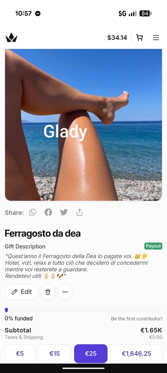 MissGladyFeet's tweet photo. È quasi Ferragosto e ovviamente sarete voi a finanziarlo. 👑☀️
Ho aperto il fondo della Dea: hotel, vizi e relax mentre voi resterete a guardare. 😈🖤
Premierò i 3 più generosi:
🥇 Video custom 5 min
🥈 Cam privata 10 minuti
🥉 Cam privata 5 minuti
La classifica è aperta. 🐶🫰🏻💸 https://t.co/grnhxPHMnd