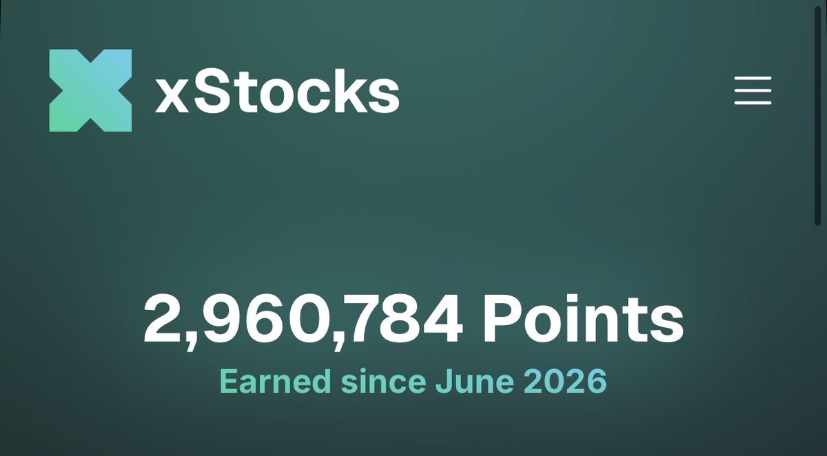 KonstSolana's tweet photo. Many people are fading @xStocksFi 

My take? This will beca huge W, later this year or early 2027 🏆

Join now: https://t.co/f3RCcNYDmf https://t.co/ja2taca92W