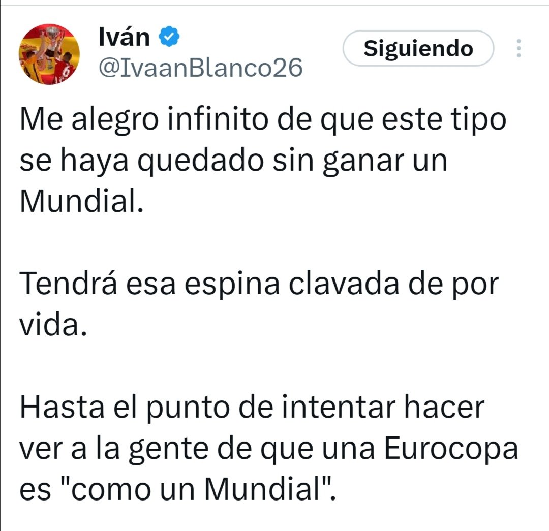 _Benito___'s tweet photo. Exigirle a Cristiano Ronaldo q gane un Mundial con Portugal es como exigirle a alguien q gane una Champions con el Atleti 🤷‍♂️ https://t.co/hDlM6JNbVQ