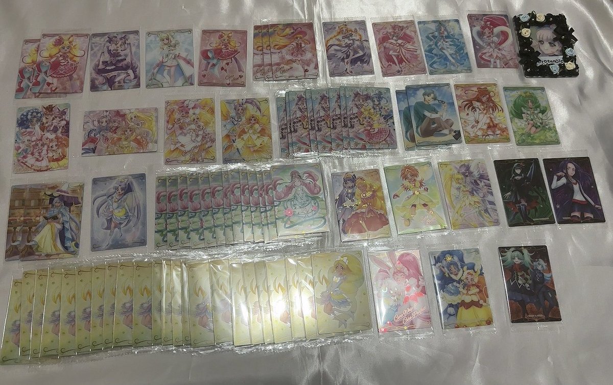jyotanoic's tweet photo. 【交換】プリキュア ウエハース 13

譲：画像のもの（1枚目ALT参照）
求：HRニャミー、11弾 Rニャミー、13弾R アルカナ・シャドウ
※11弾 Rニャミー含む取引希望

一部お声がけ中/レート差あるものは比率違い◎
郵送＞都内手渡し可能です
※郵送は女性の方のみ

お気軽にお声掛けください！ https://t.co/X6mX6Be7fn