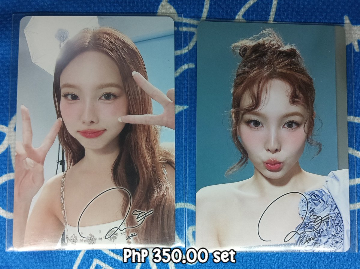 KMochiPop's tweet photo. WTS LFB

TWICE NAYEON PHOTOCARDS

DM IF INTERESTED. THANK YOU https://t.co/6qr6Dp0ZLx