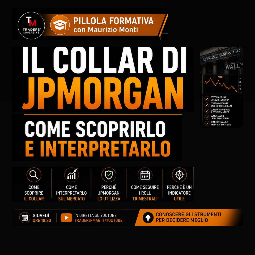 TradersMagIta's tweet photo. Il Collar di JPMorgan:
✔ come trovarlo;
✔ come interpretarlo;
✔ come usarlo.
Stasera, 18.30.
https://t.co/MQwoZ5LcuM

#SP500 #options #trading https://t.co/GUf0owesW4