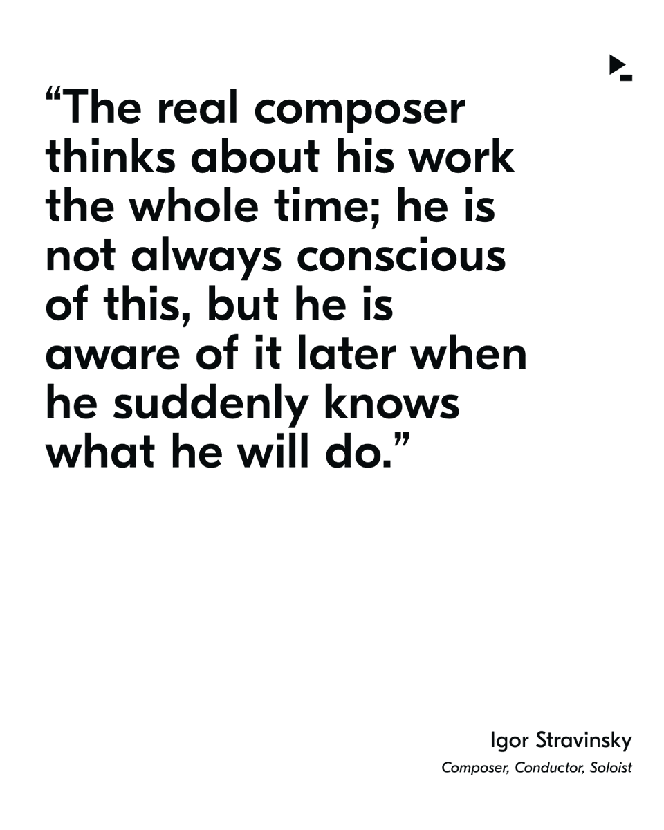 idagio_official's tweet photo. Would you agree with Stravinsky that "To listen is an effort"? https://t.co/uZNIcxzwFW