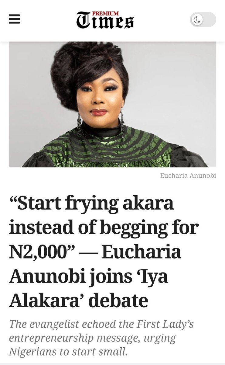 DeeOneAyekooto's tweet photo. “Every time you ask for an urgent 2k. Have you not heard that you can start a small-scale business like akara frying, corn roasting, kulikuli making, and before you can say First Lady Alakara, sorry, Chairman, Chairlady Alakara, you would have become a millionaire.

“Did you not hear, did you not read that it is written that God said I will bless the work of your hand. Hear me, if you lose, you will snooze. If you snooze, you will lose. I think that snooze, snooze, all right, whatever you want, don’t snooze.”