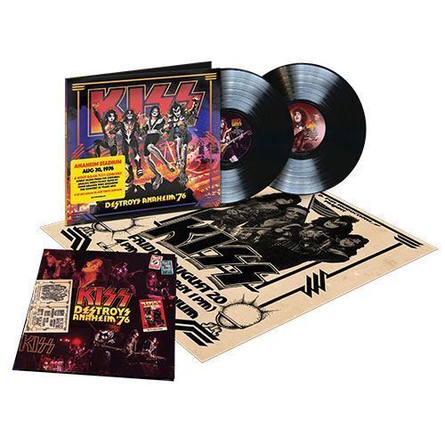 キッスが1976年8月20日にアナハイムスタジアムで行った公演の50周年を